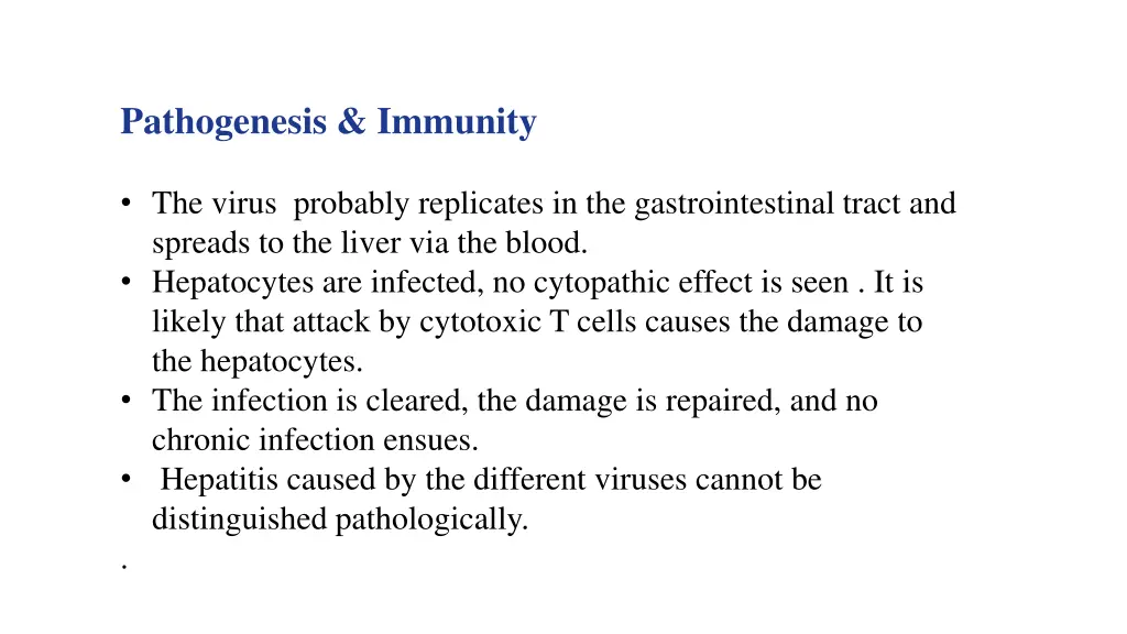 pathogenesis immunity