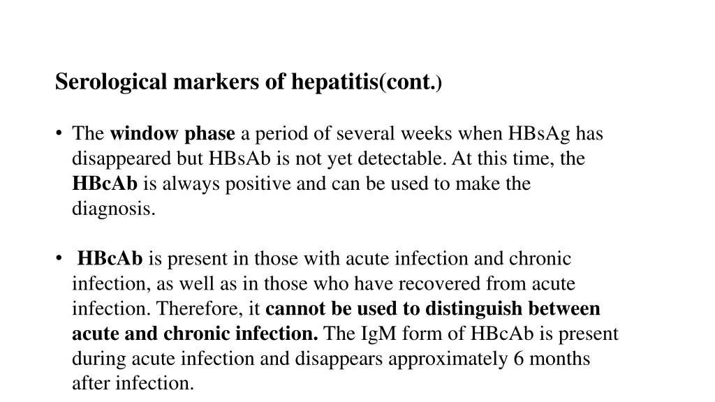 serological markers of hepatitis cont 1