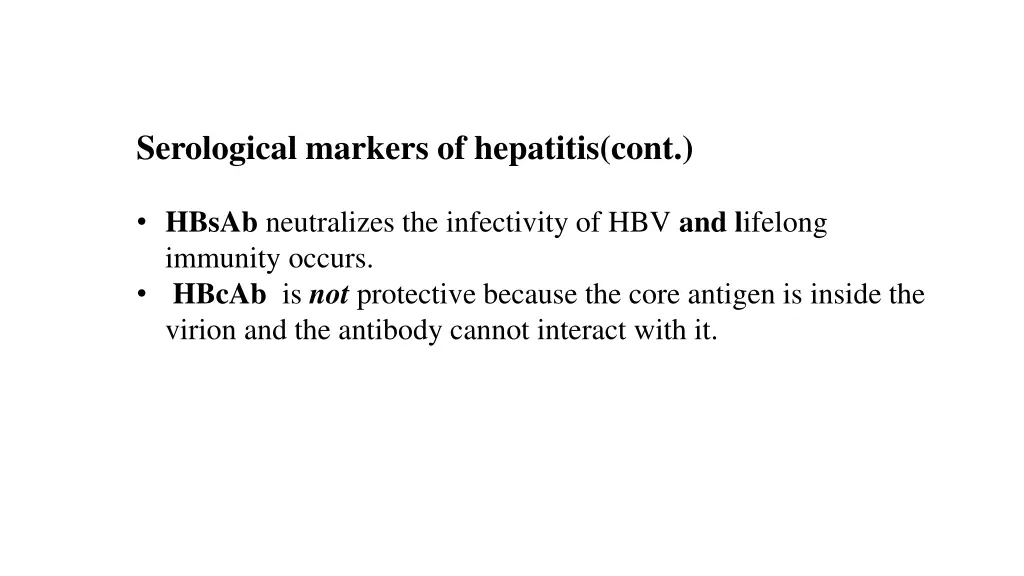 serological markers of hepatitis cont