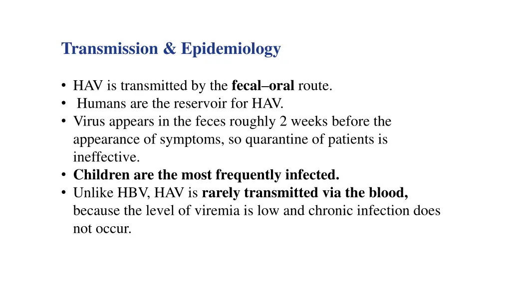 transmission epidemiology