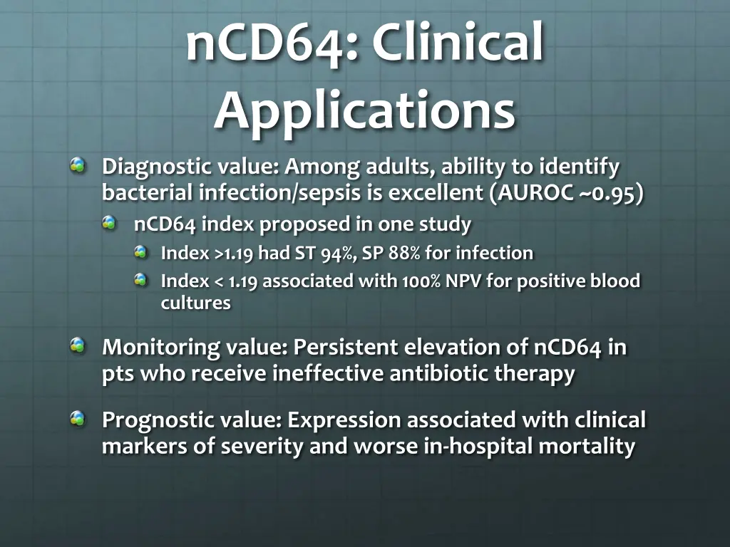 ncd64 clinical applications