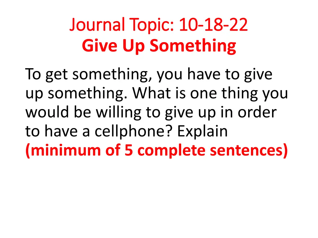 journal topic 10 journal topic 10 18 give