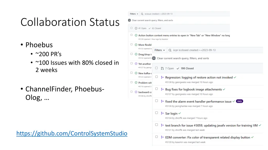 collaboration status