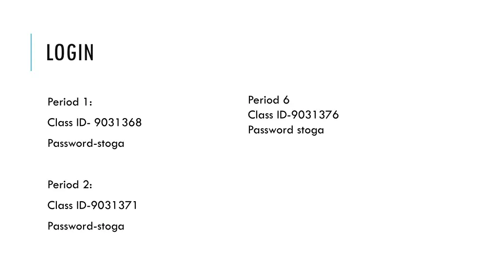 login