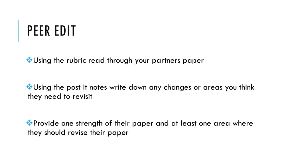 peer edit
