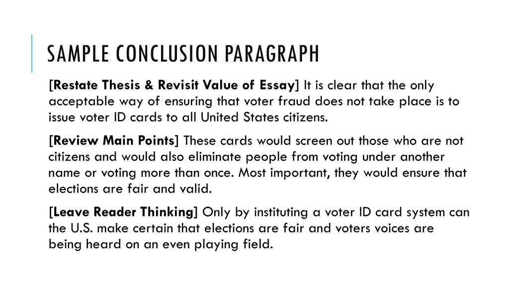 sample conclusion paragraph