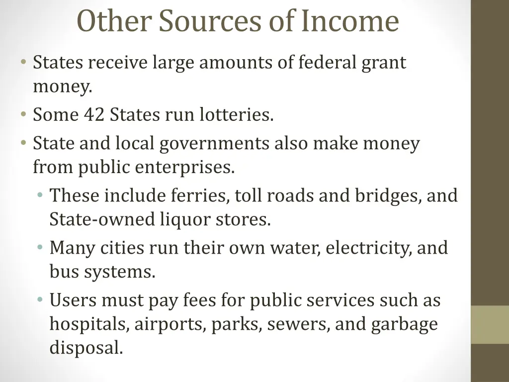 other sources of income