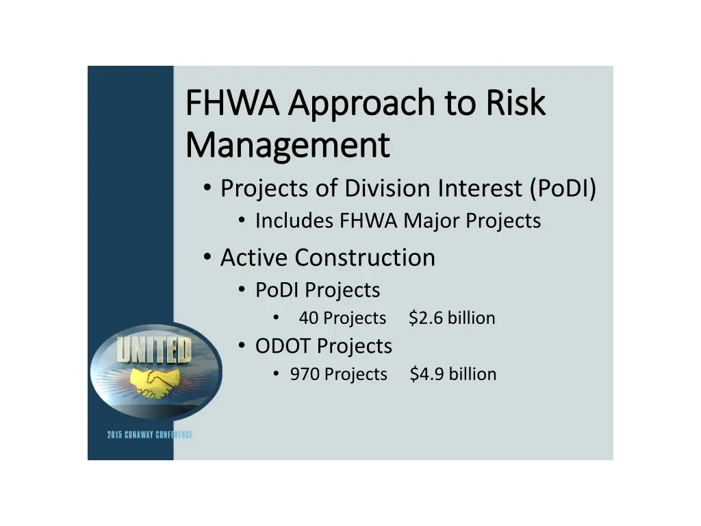 fhwa approach to risk fhwa approach to risk 3