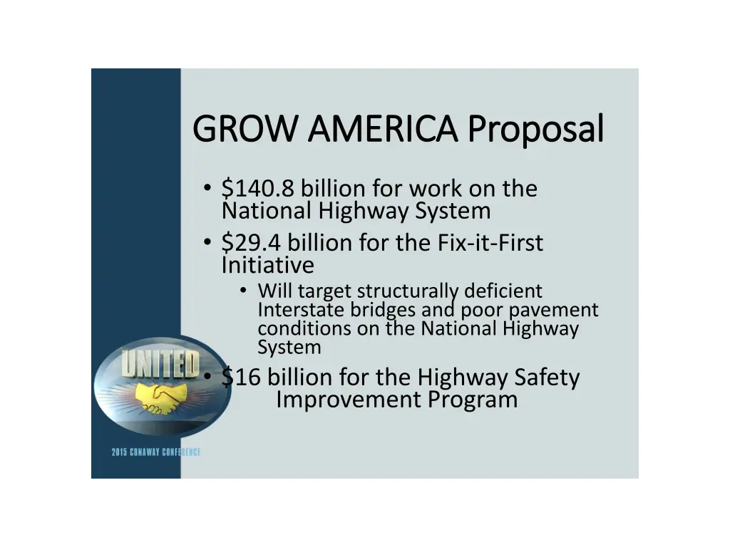grow america proposal grow america proposal 1