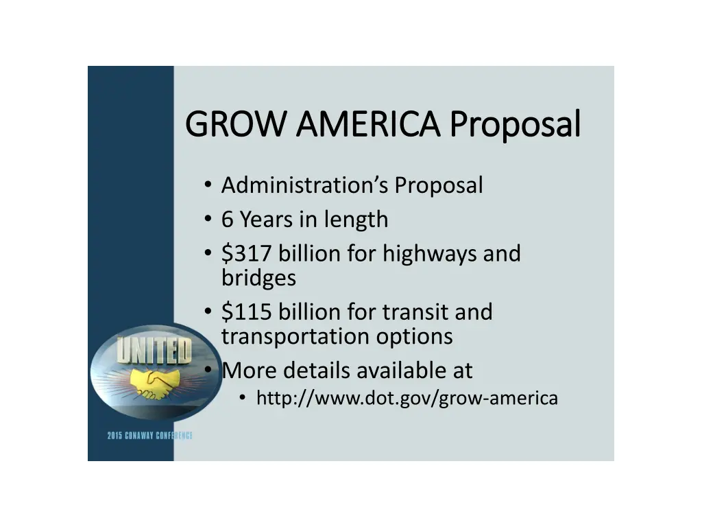 grow america proposal grow america proposal