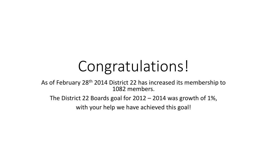 congratulations