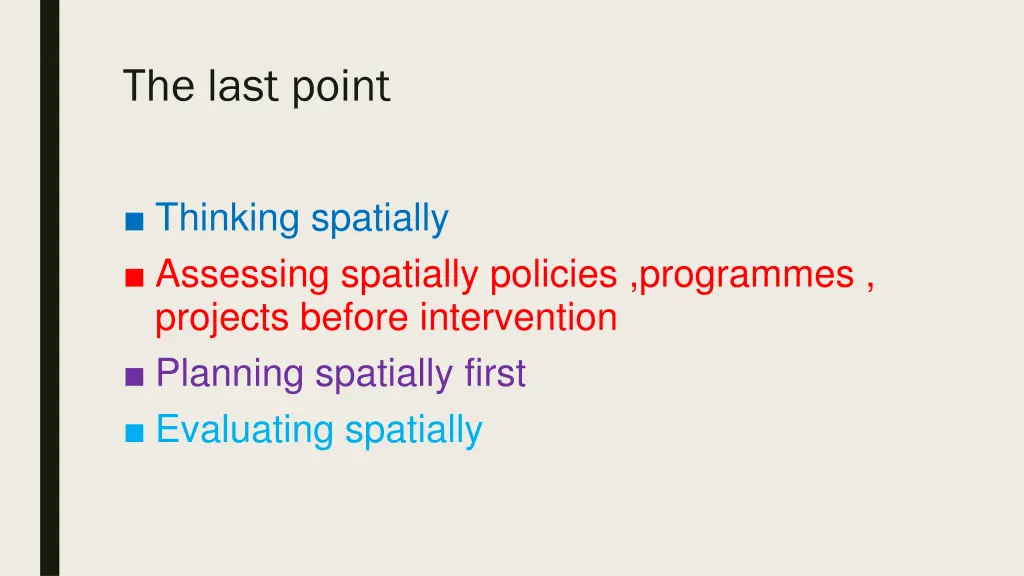 the last point