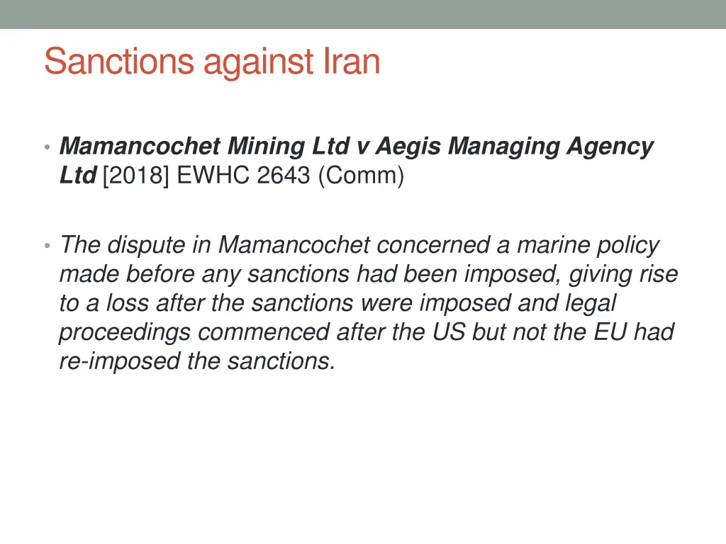 sanctions against iran