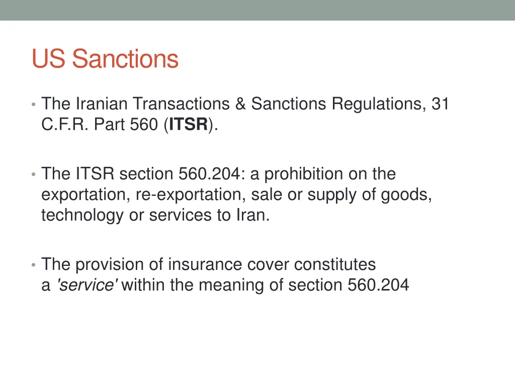 us sanctions
