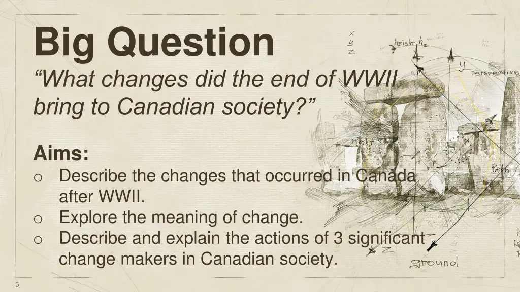 big question what changes did the end of wwii