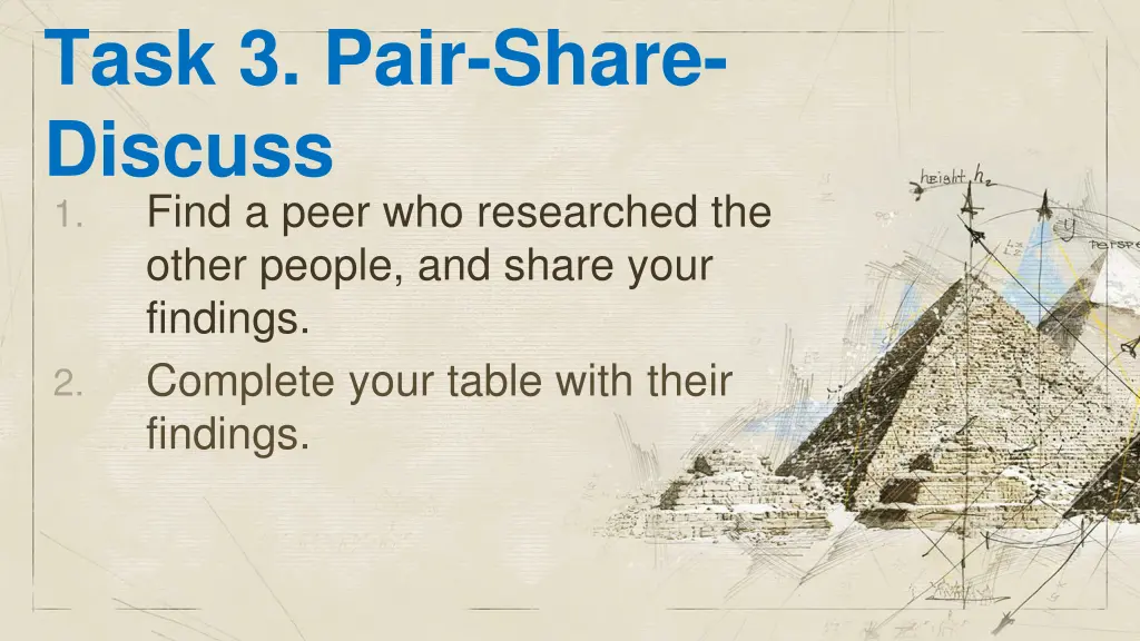 task 3 pair share discuss 1 find a peer