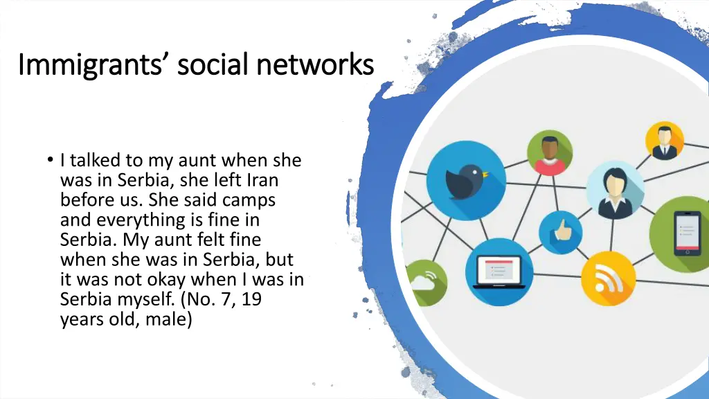immigrants social networks immigrants social