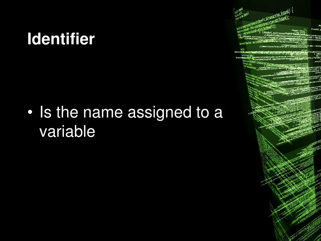 identifier
