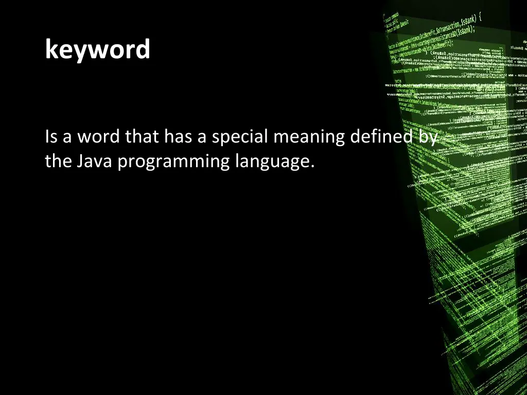 keyword