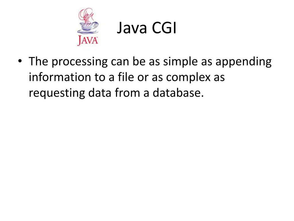java cgi 5