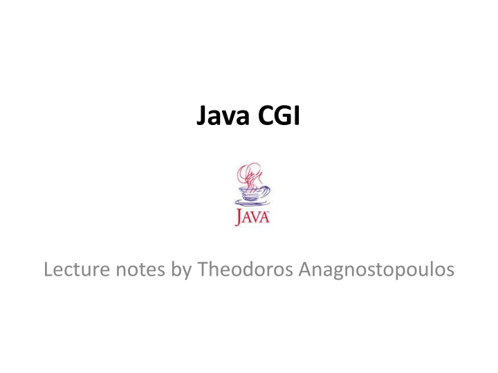 java cgi