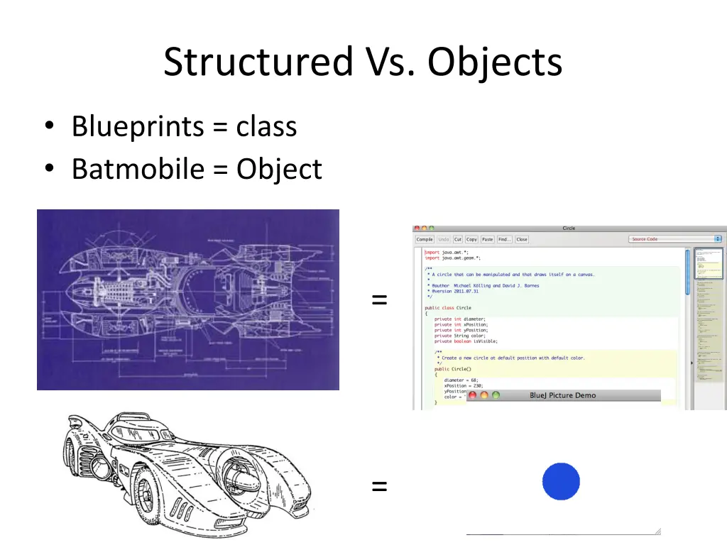 structured vs objects