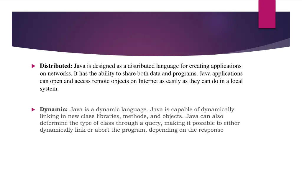 distributed java is designed as a distributed