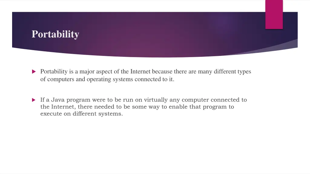 portability