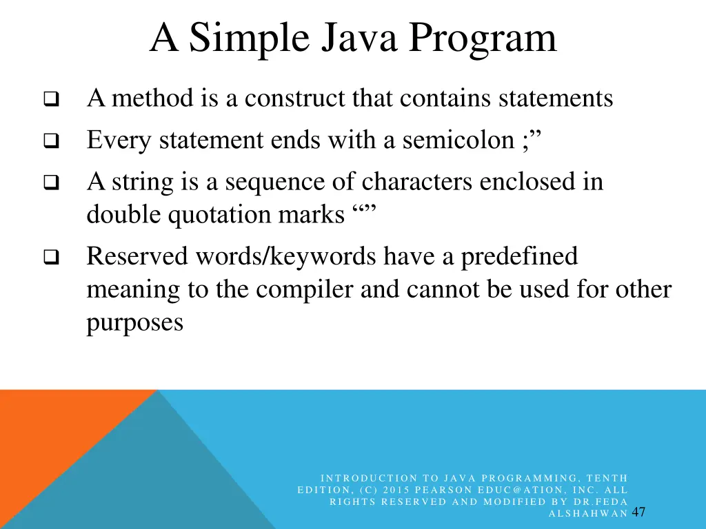 a simple java program 1