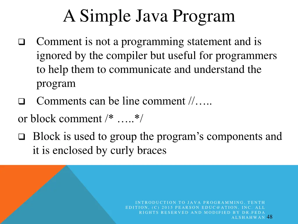 a simple java program 2
