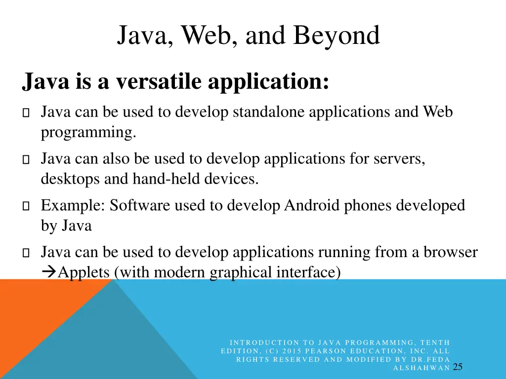 java web and beyond