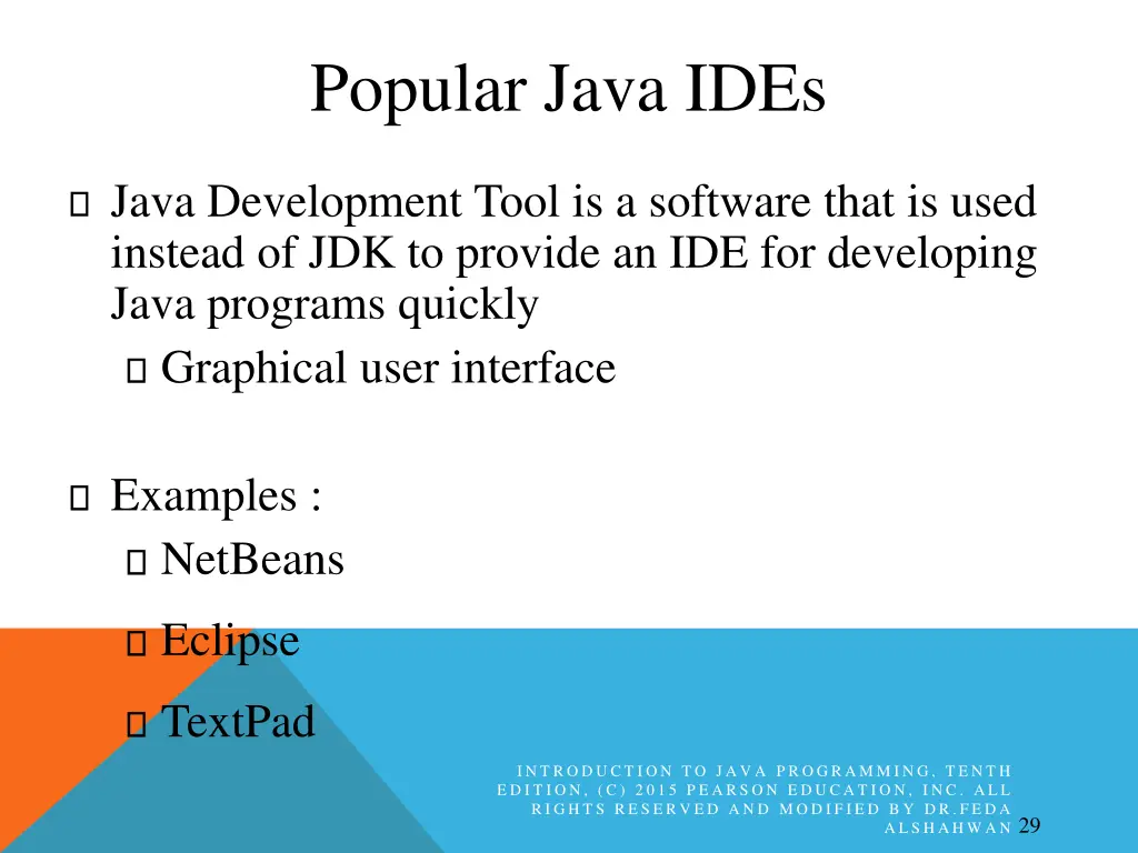 popular java ides