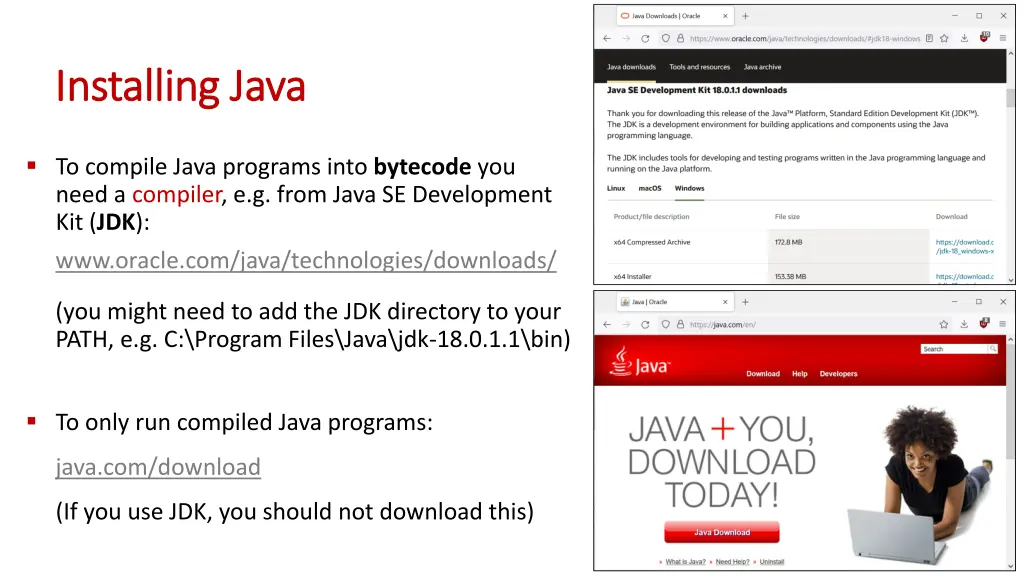 installing installing java
