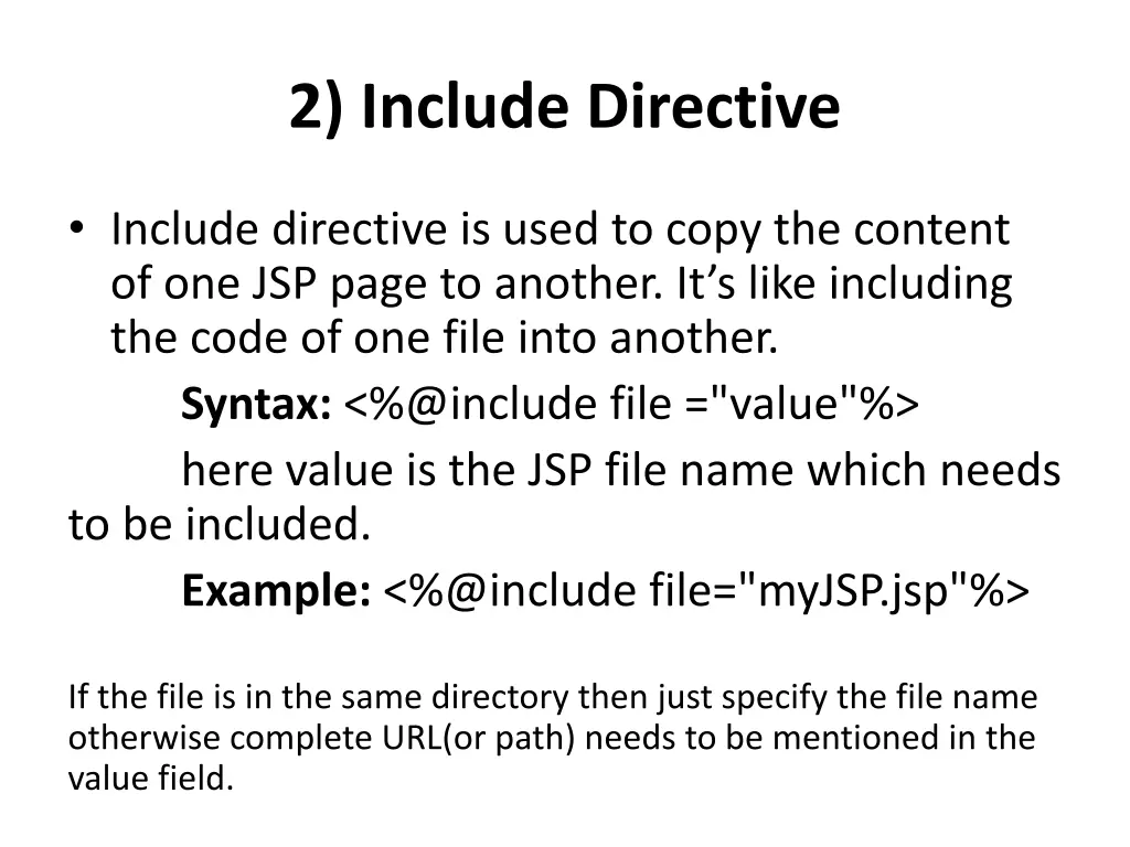 2 include directive