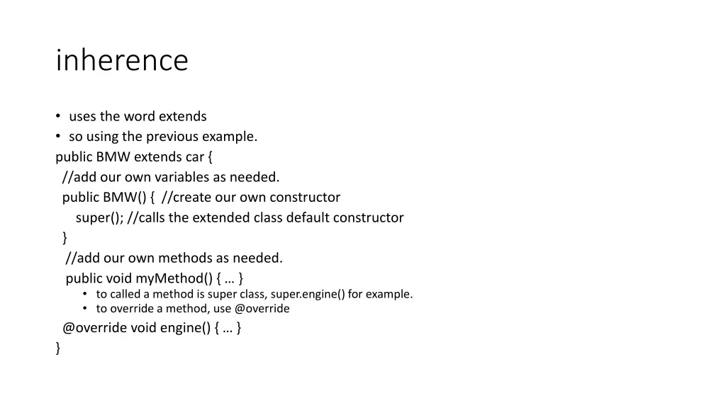 inherence