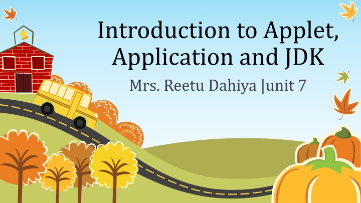introduction to applet application