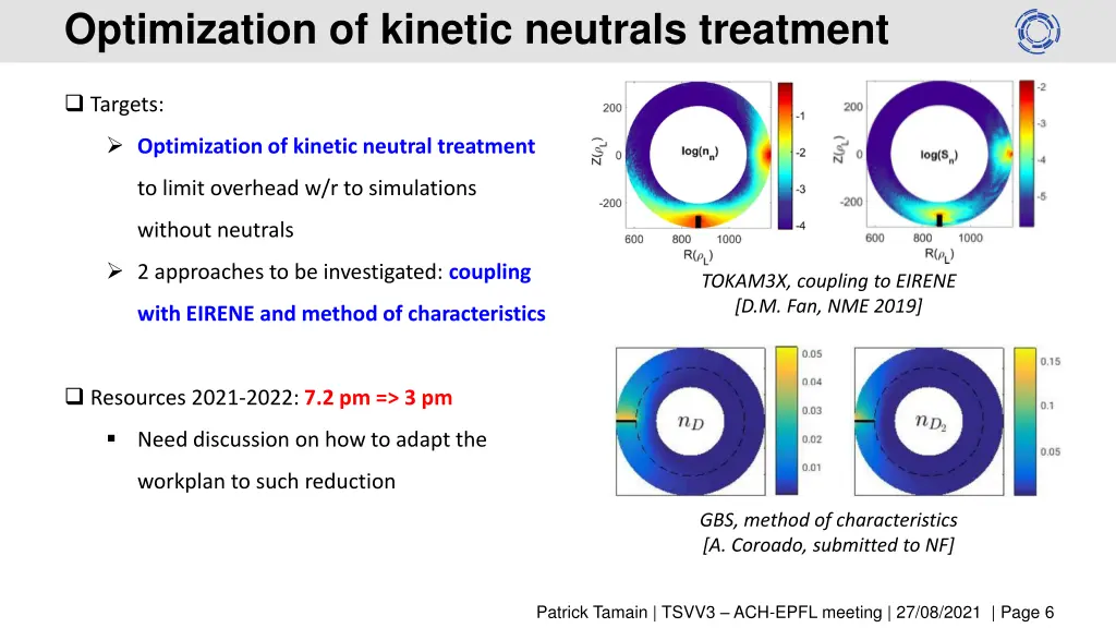 optimization of kinetic neutrals treatment
