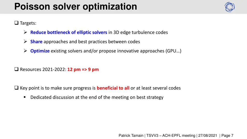 poisson solver optimization