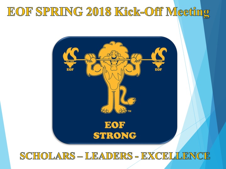 eof spring 2018 kick off meeting