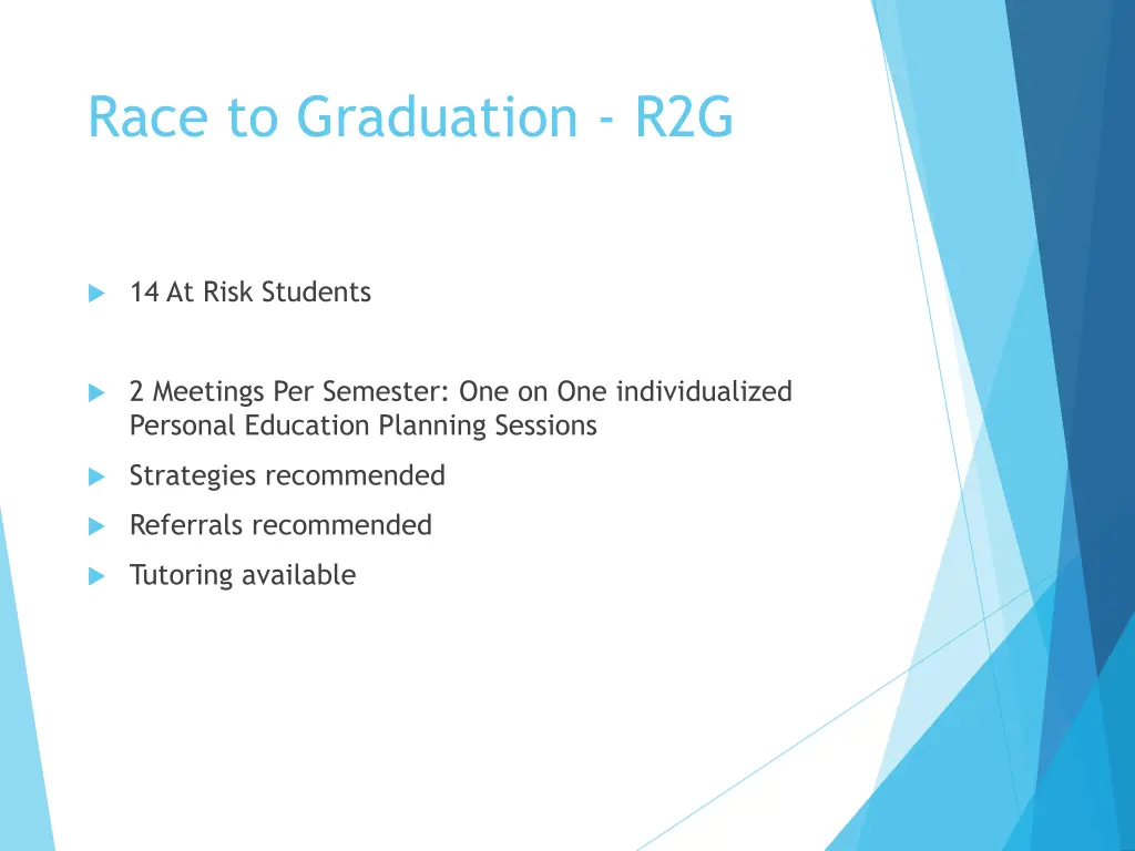 race to graduation r2g