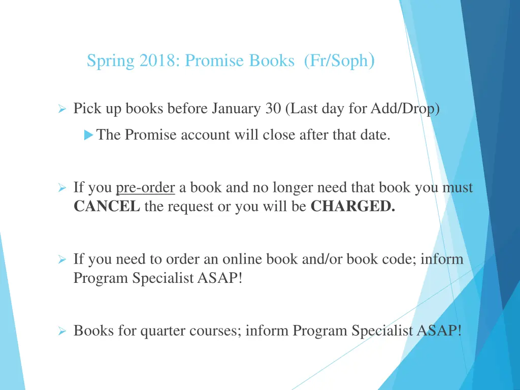 spring 2018 promise books fr soph