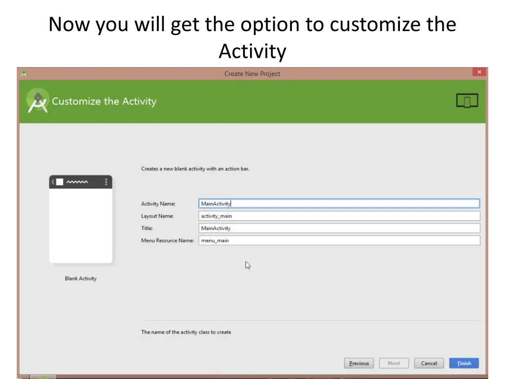 now you will get the option to customize