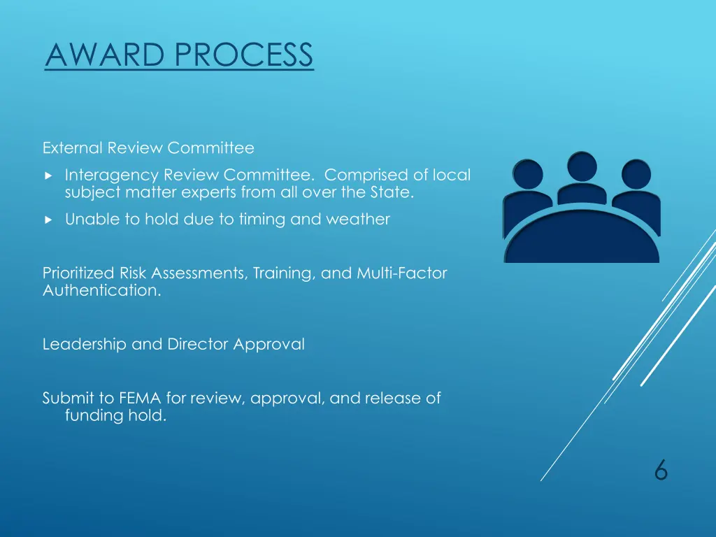 award process