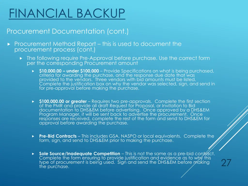 financial backup 1