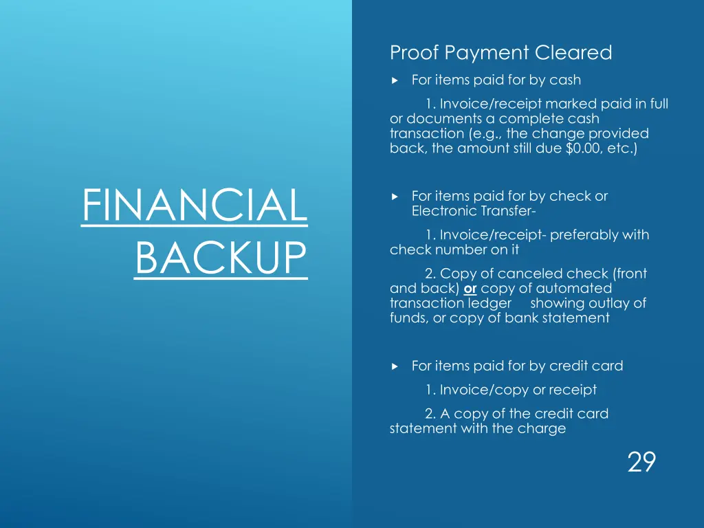 proof payment cleared