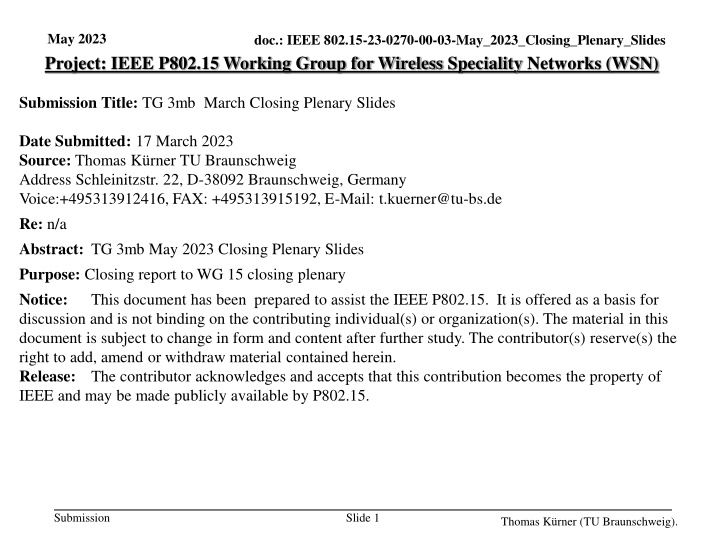 may 2023 project ieee p802 15 working group