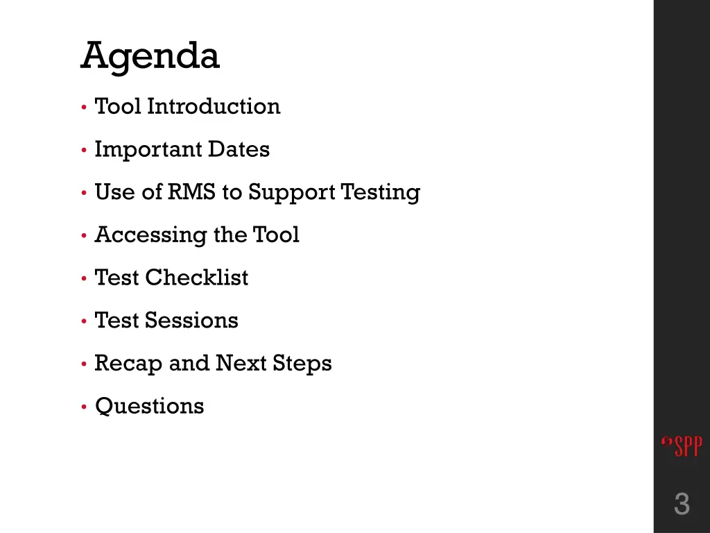 agenda