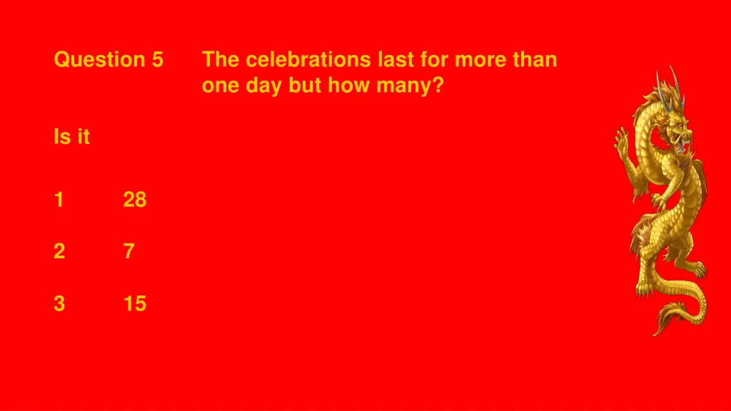 question 5