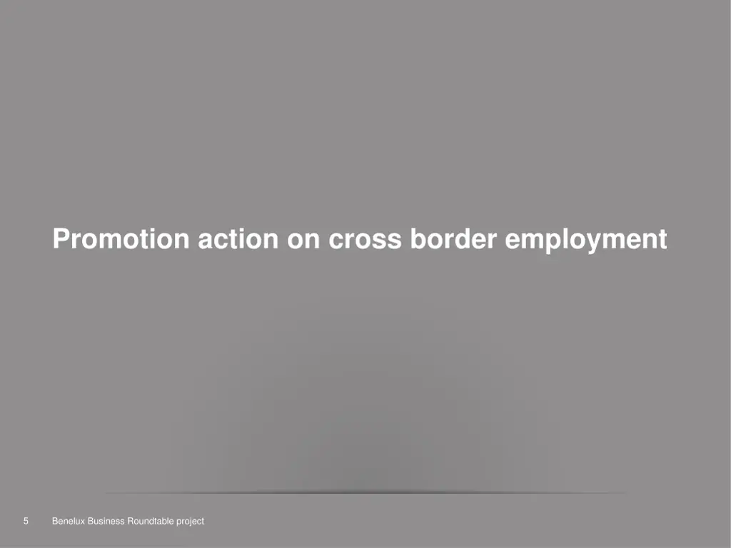 promotion action on cross border employment
