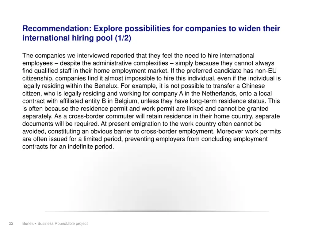 recommendation explore possibilities